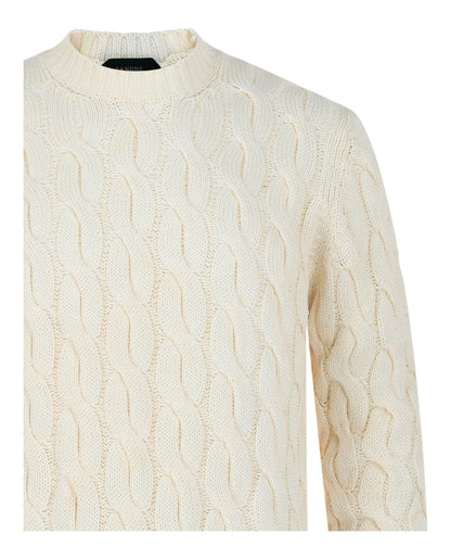Slowear Zanone Cable Knit Sweater