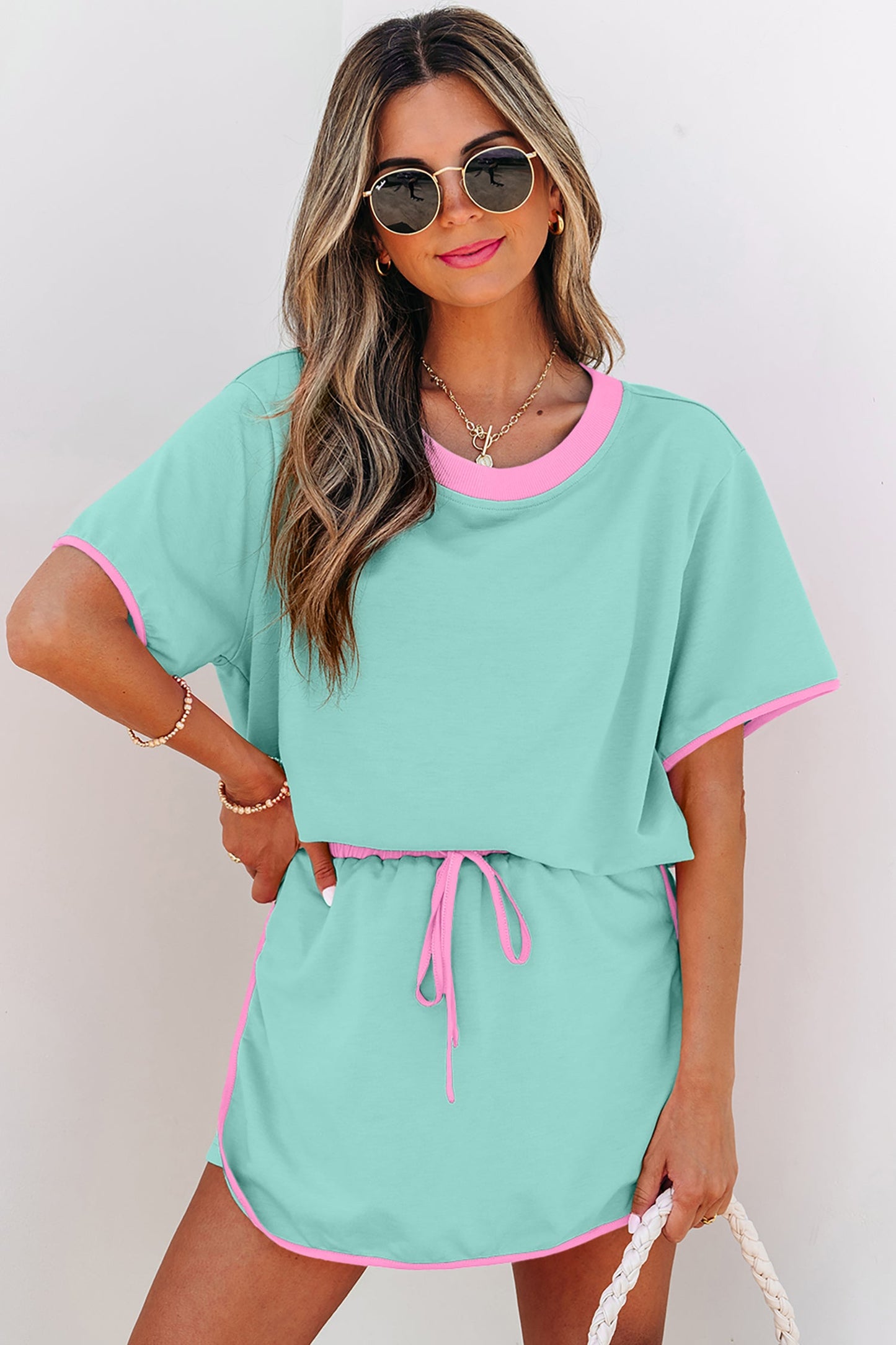Threaded Pear Hunter Drop Shoulder T Shirt