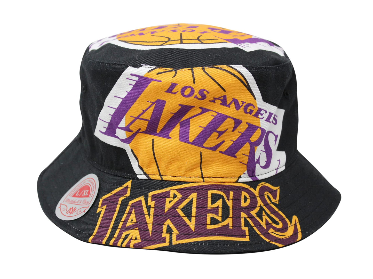 Men's Mitchell & Ness NBA Cut Up Bucket Hwc Lakers
