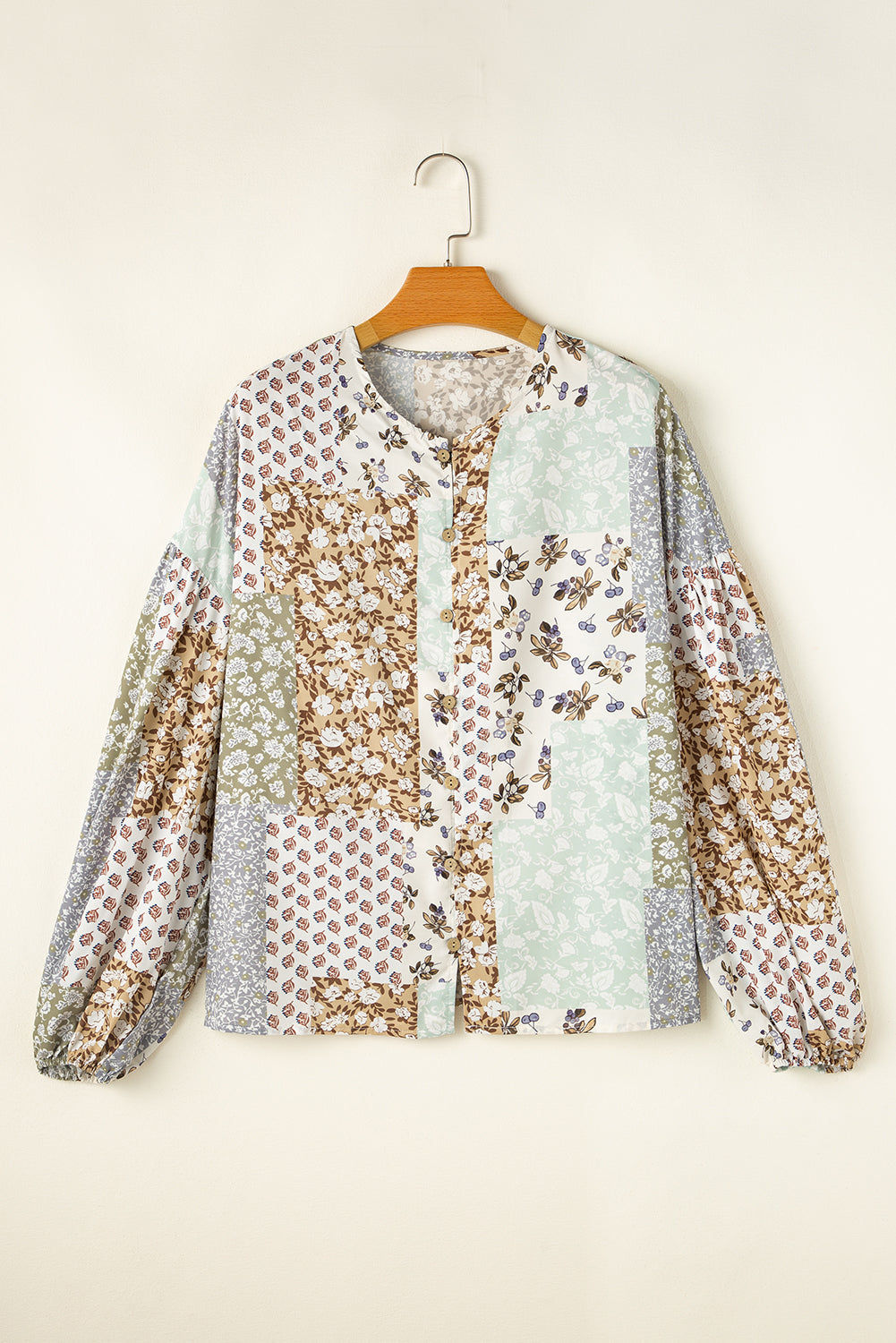 Threaded Pear Winnie Long Puff Sleeve Shirt