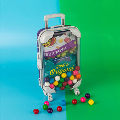 Blue Plastic Suitcase Candy Box 3 Pack 7.5"x5"x2.5" by Hammont