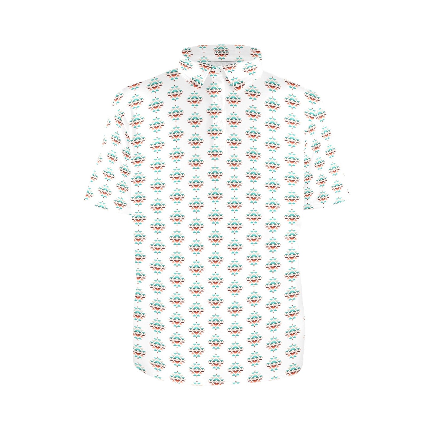 Serape Aztec Polo Style Shirt
