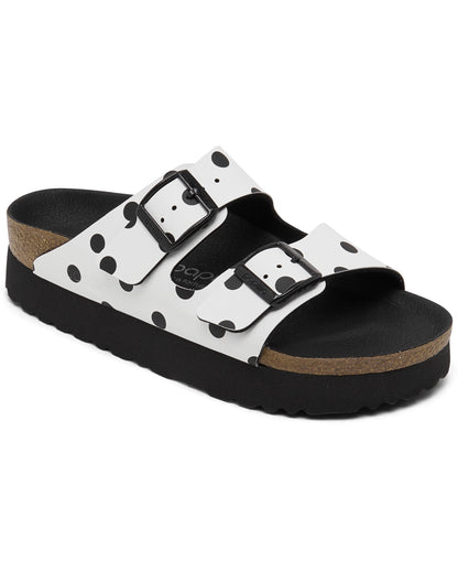 White and Black Dots-