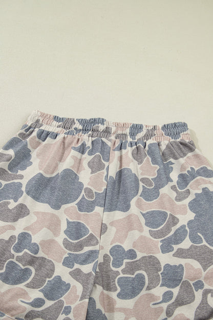 Threaded Pear Mya Camo Loose Tee Set