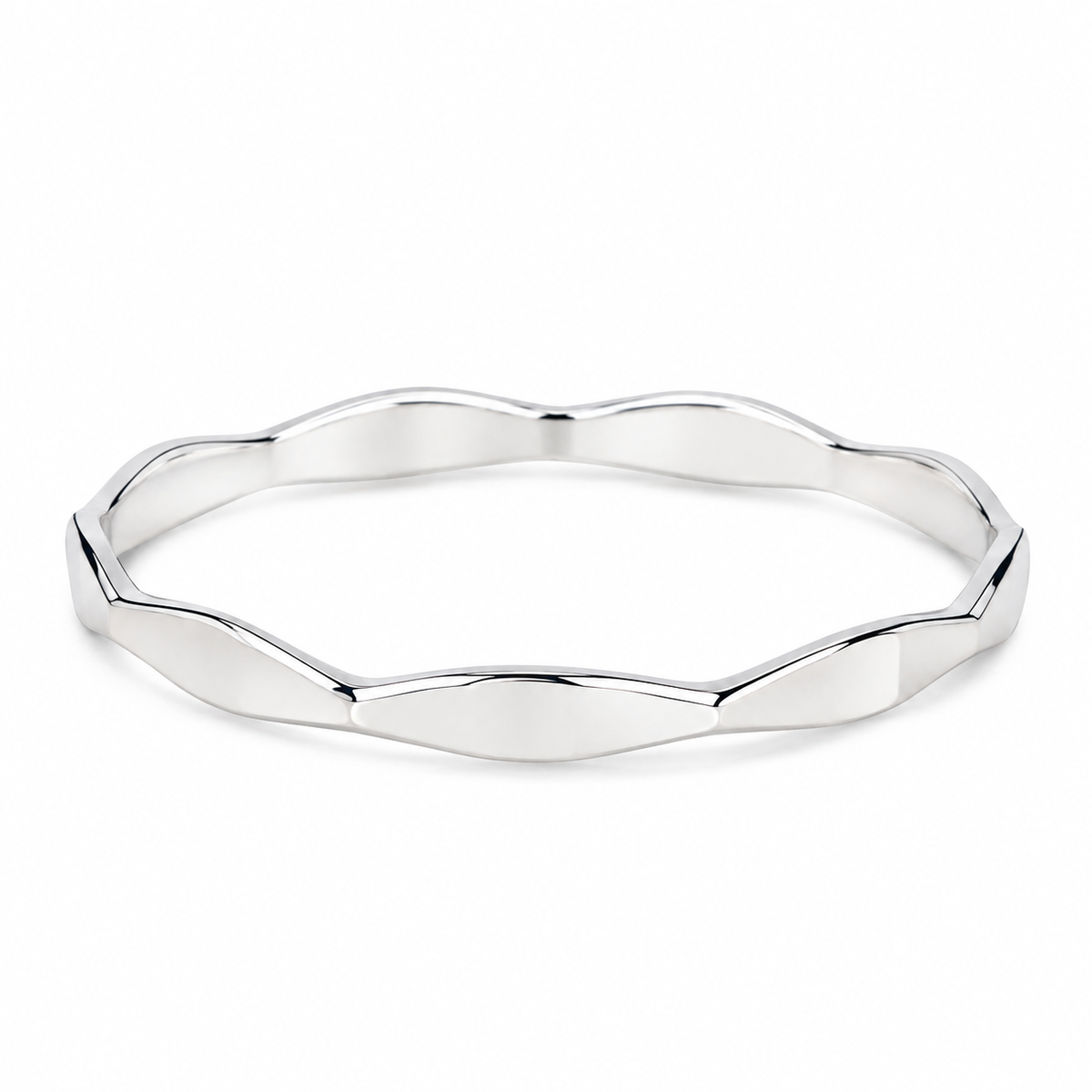 Sterling Silver Scalloped Ring