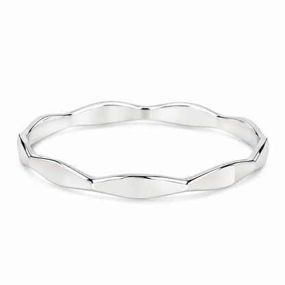 Sterling Silver Scalloped Ring