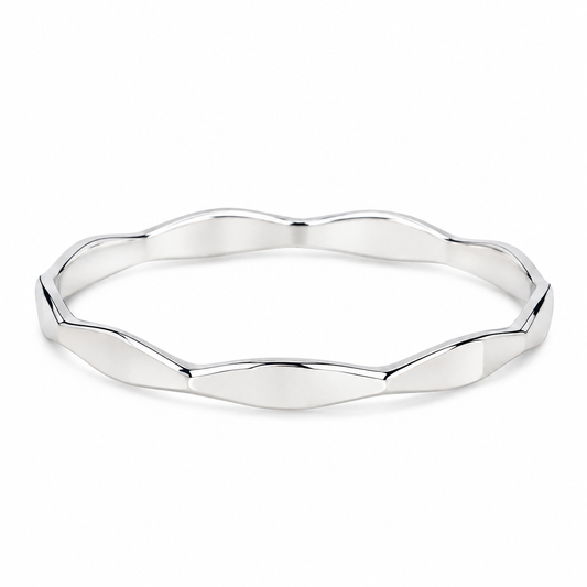 Sterling Silver Scalloped Ring