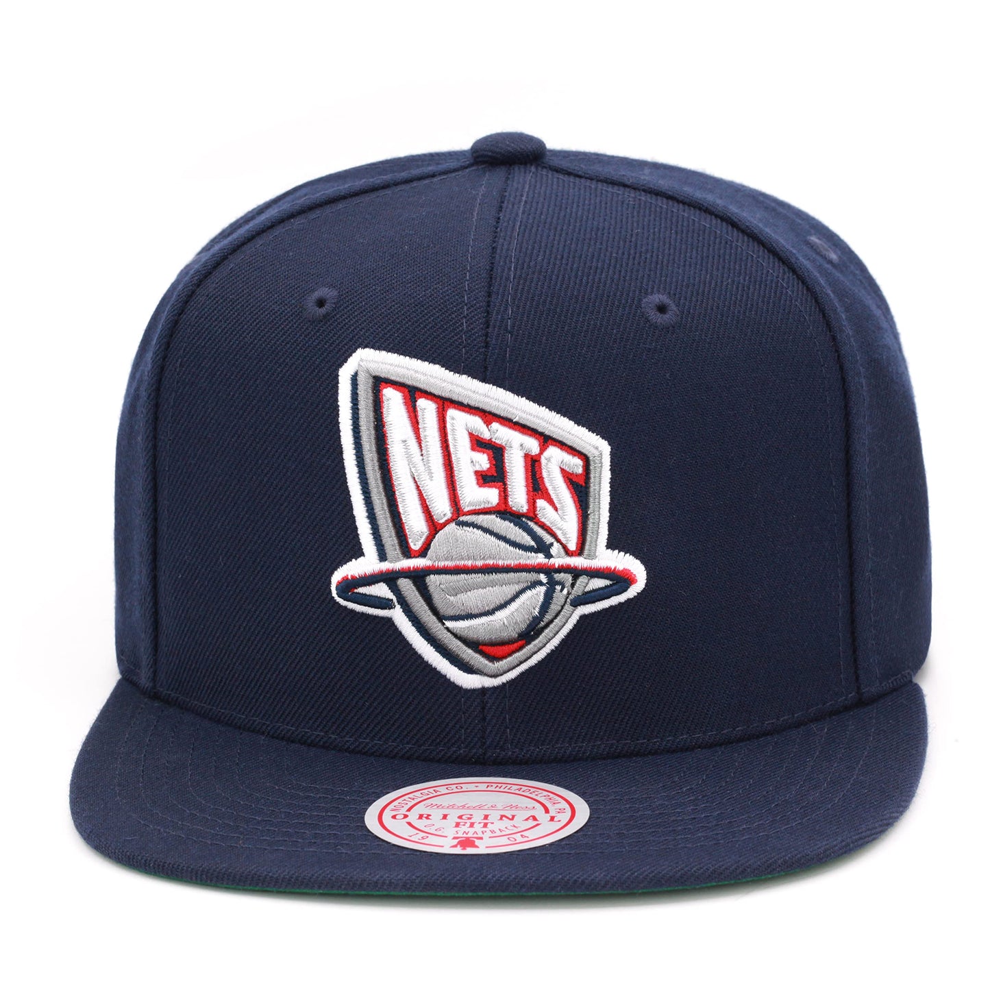 Men's Mitchell & Ness NBA Team Ground 2.0 Snapback Hwc Nets