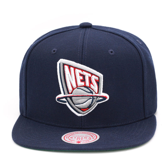 Men's Mitchell & Ness NBA Team Ground 2.0 Snapback Hwc Nets