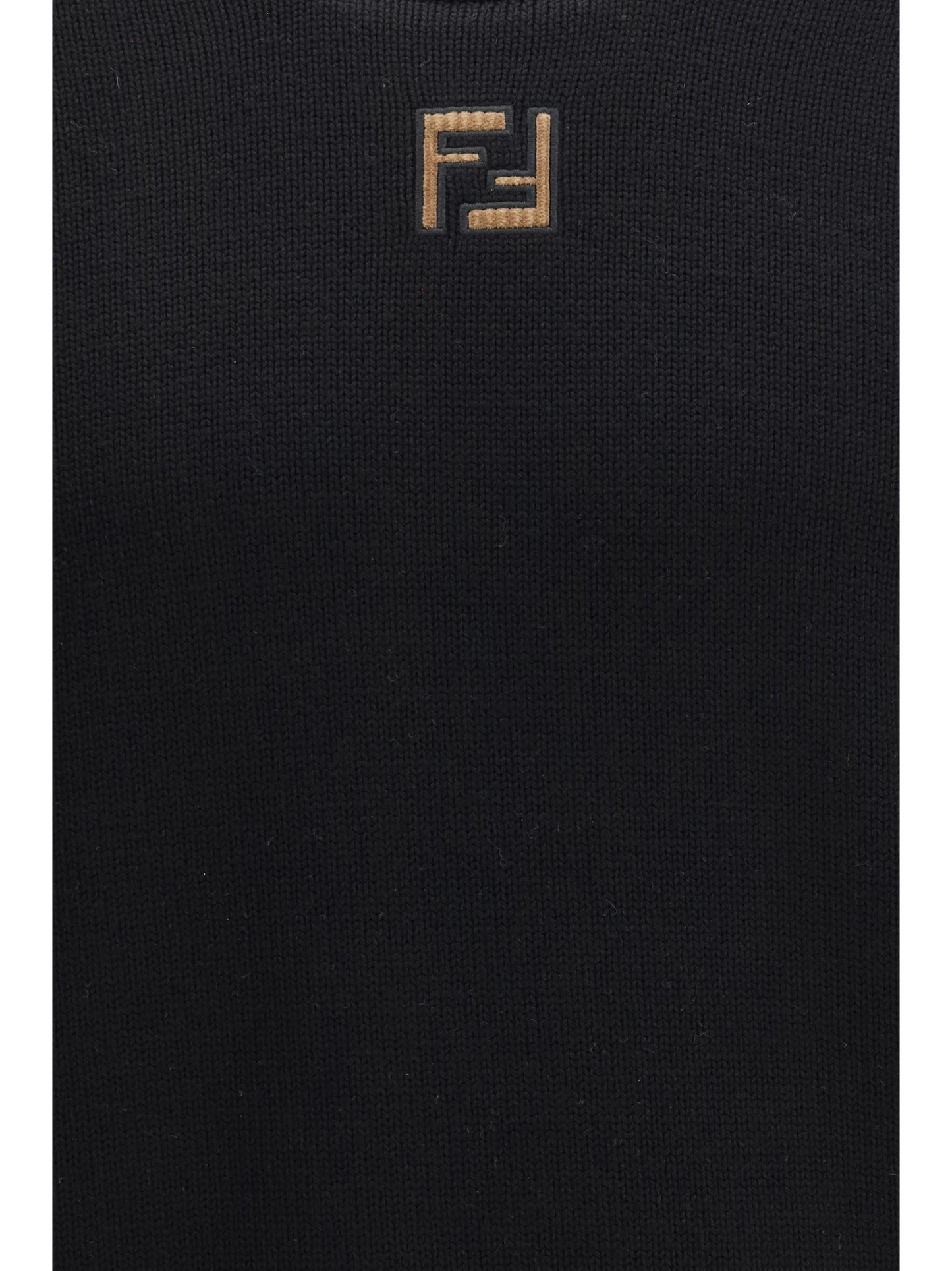 Wool Pullover Black/Hazelnut