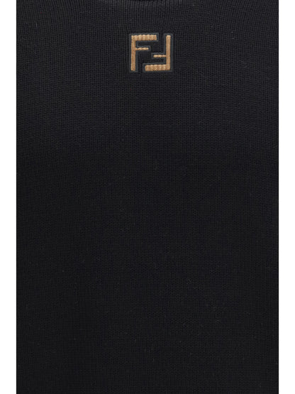 Wool Pullover Black/Hazelnut