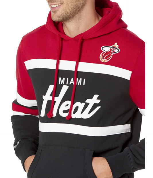 Mitchell & Ness Men's NBA Head Coach Hoodie Heat