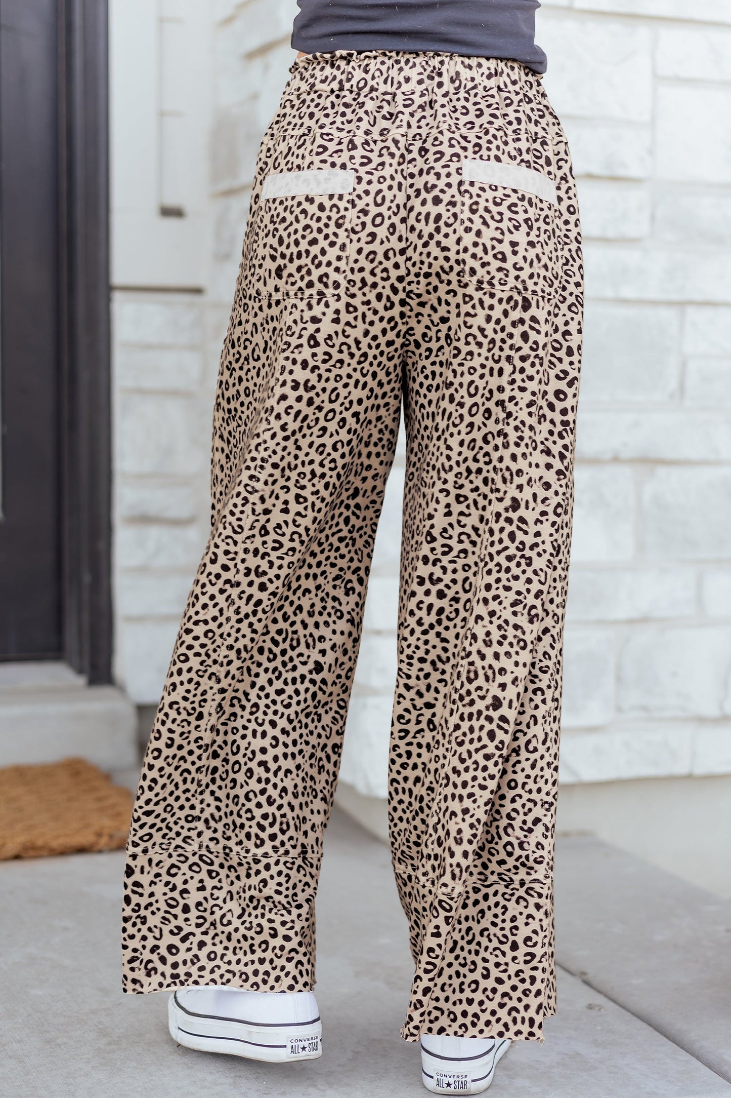 Threaded Pear Aitana Leg Terry Knit Pants