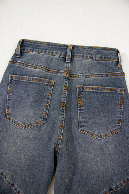 Threaded Pear Alaya Straight High Waist Jeans