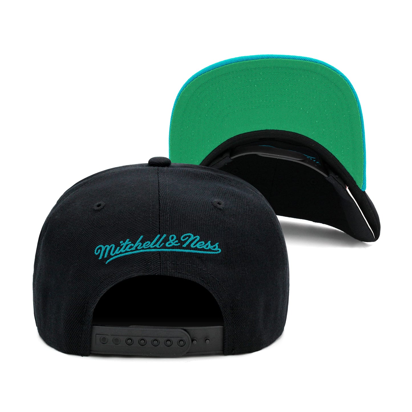 Men's Mitchell & Ness NBA Team Script 2.0 Snapback Hwc Hornets