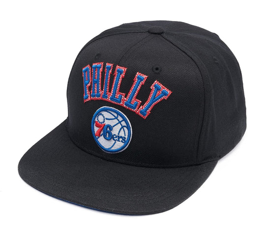 Men's Mitchell & Ness NBA Zz Snapback 76Ers