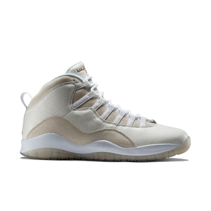Air Jordan Men's Retro 10 'Drake Ovo White' Sneakers