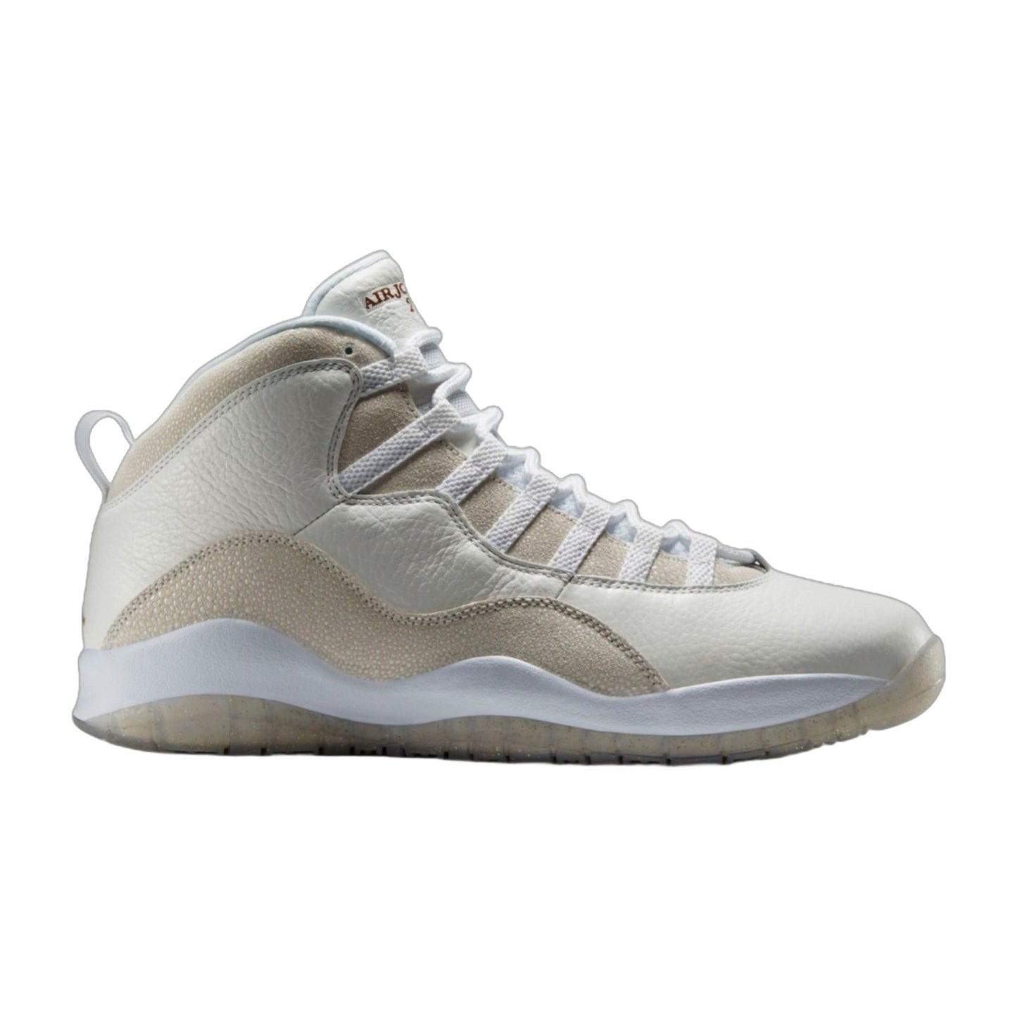 Air Jordan Men's Retro 10 'Drake Ovo White' Sneakers