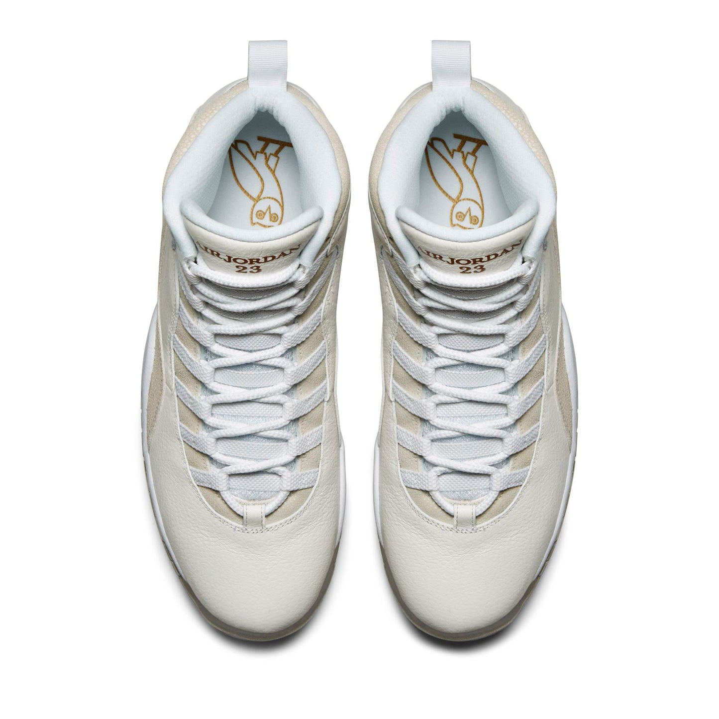 Air Jordan Men's Retro 10 'Drake Ovo White' Sneakers