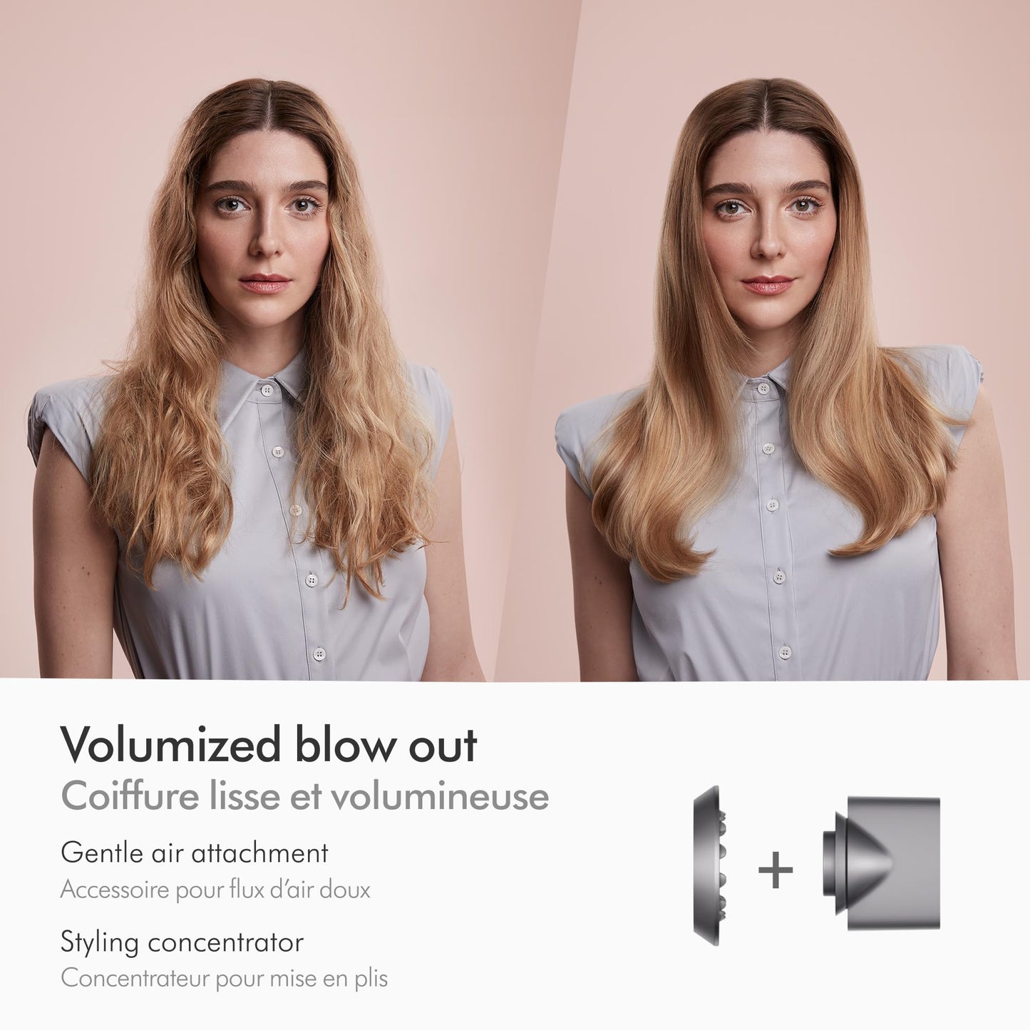 Dyson Supersonic Hair Dryer & Display Stand in Fuchsia/Iron