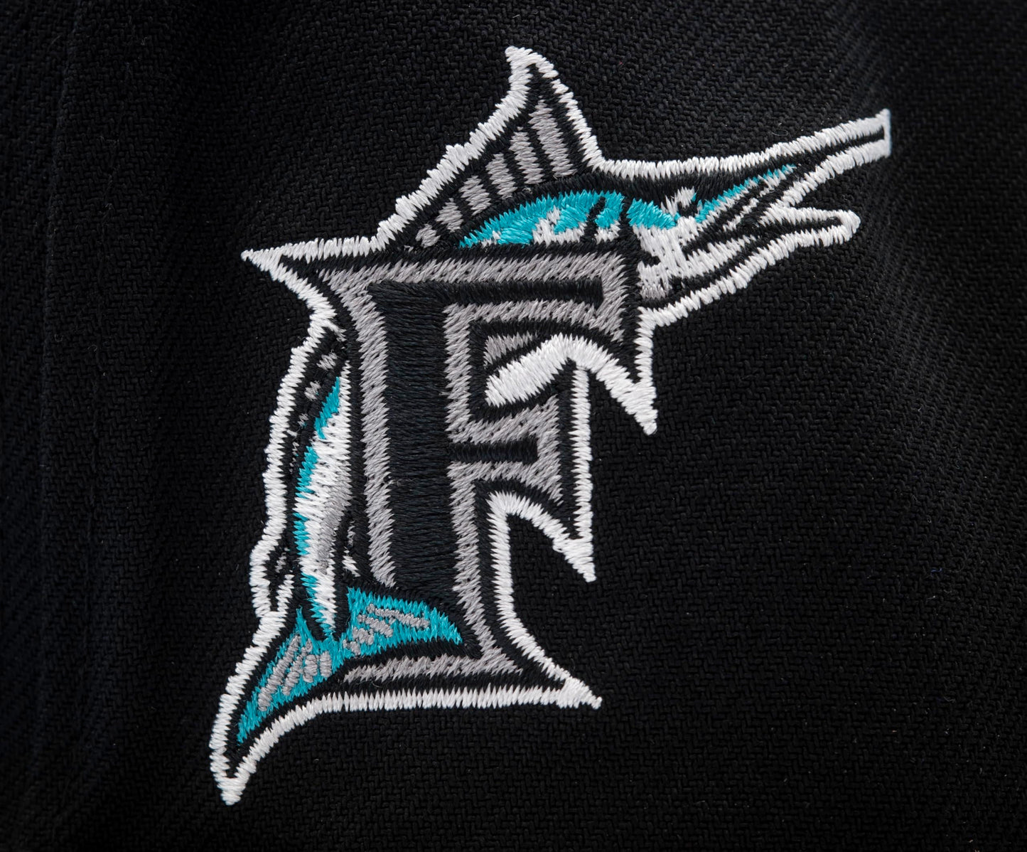 Mitchell & Ness Men's MLB Evergreen Script Snapback Coop Marlins Snapback Caps