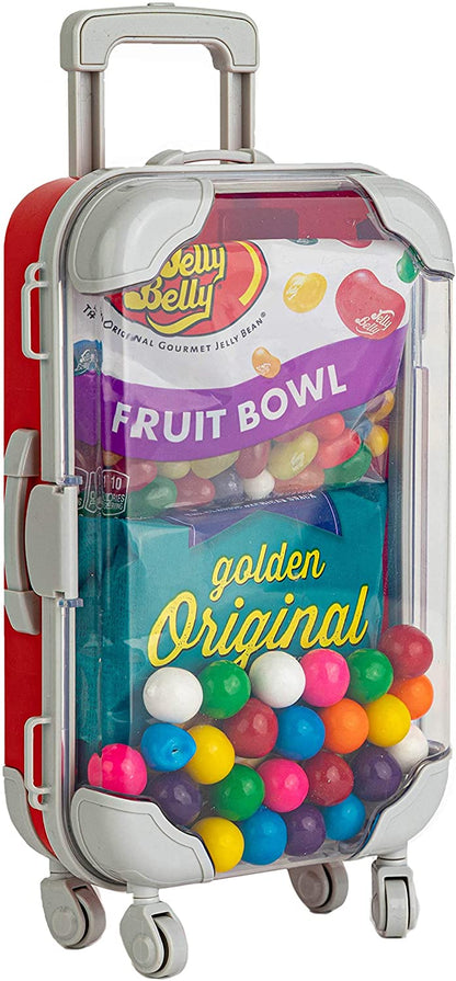 Blue Plastic Suitcase Candy Box 3 Pack 7.5"x5"x2.5" by Hammont