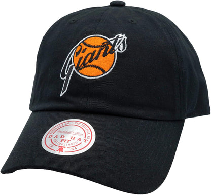Mitchell & Ness Men's MLB Evergreen Strapback Coop Giants Ball Caps