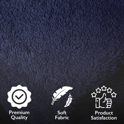 4 Piece Premium Bath Towels Set - 100% Cotton Terry Cloth, Absorbent & Soft, Machine Washable & Quick Dry - 27"x54" Set of 4 - Classic Turkish Towels