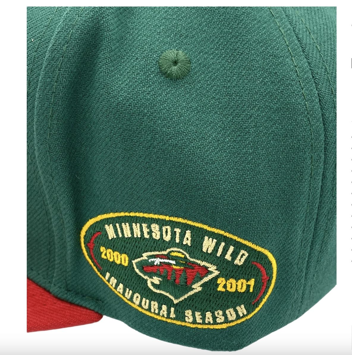 Men's Mitchell & Ness Nhl 2 Tone Side Patch Snapback Wild - Green-Red