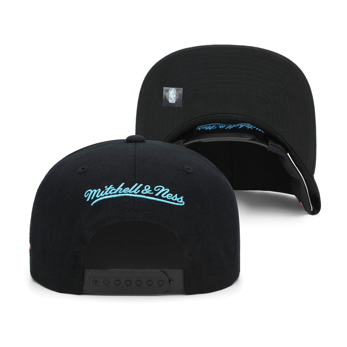 Mitchell & Ness Men's NBA Miami Heat Neon Vice Lights Snapback Snapback Caps