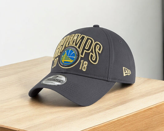 New Era Men's NBA Golden State Warriors Champs 18 9Twenty Strapback Hats