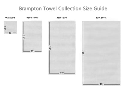 Classic Turkish Towels 100% Turkish Cotton Washcloths Set of 6, Absorbent & Quick Dry, Face Towels Wash Cloths for Hotel, Spa & Gym I 13"x13" - Classic Turkish Towels