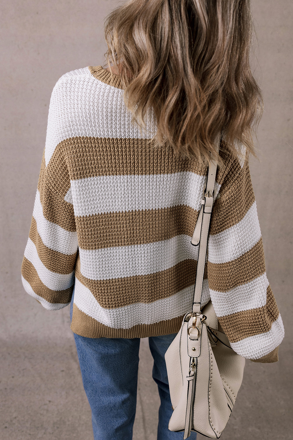 Arabella Striped Side Slit Sweater by Threaded Pear – Zulily