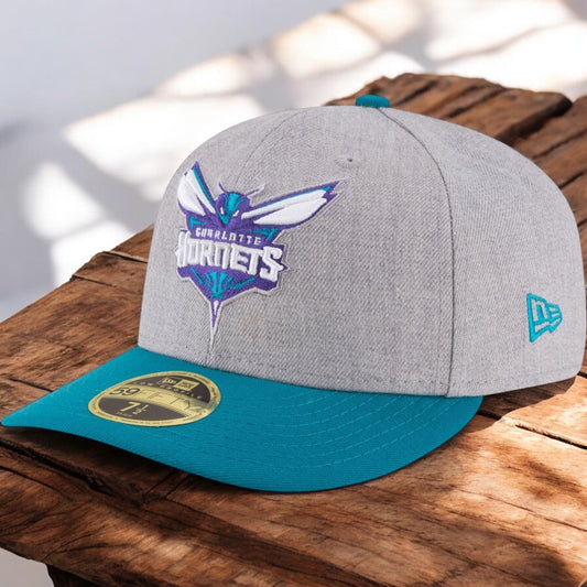 New Era Men's NBA Low Profile Authentic 59Fifty Hornets