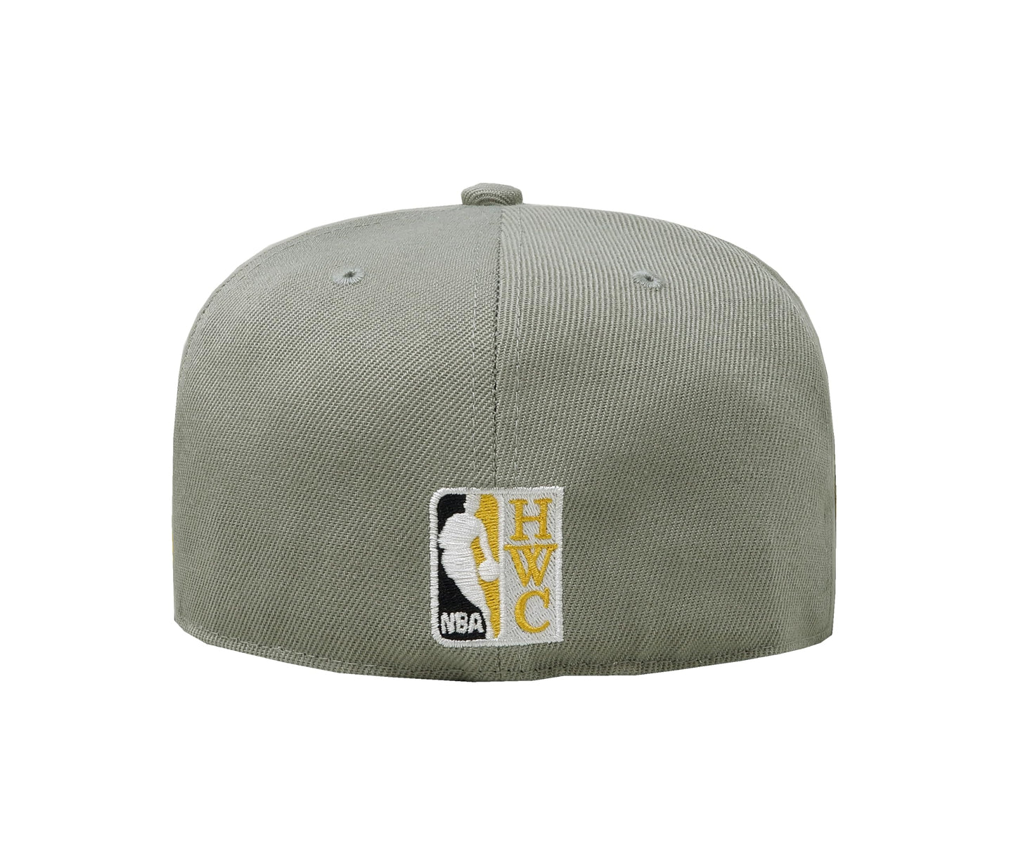 Men's Mitchell & Ness NBA Sunny Gray Fitted Hwc Heat