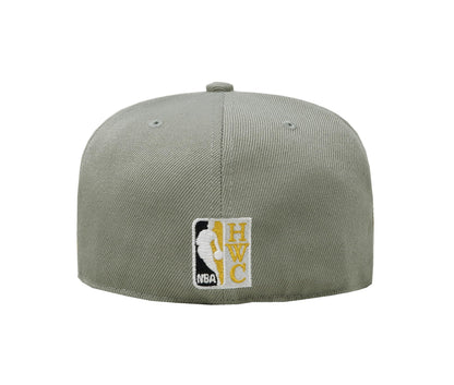 Mitchell & Ness Men's NBA Sunny Gray Fitted Hwc Heat Fitted Caps