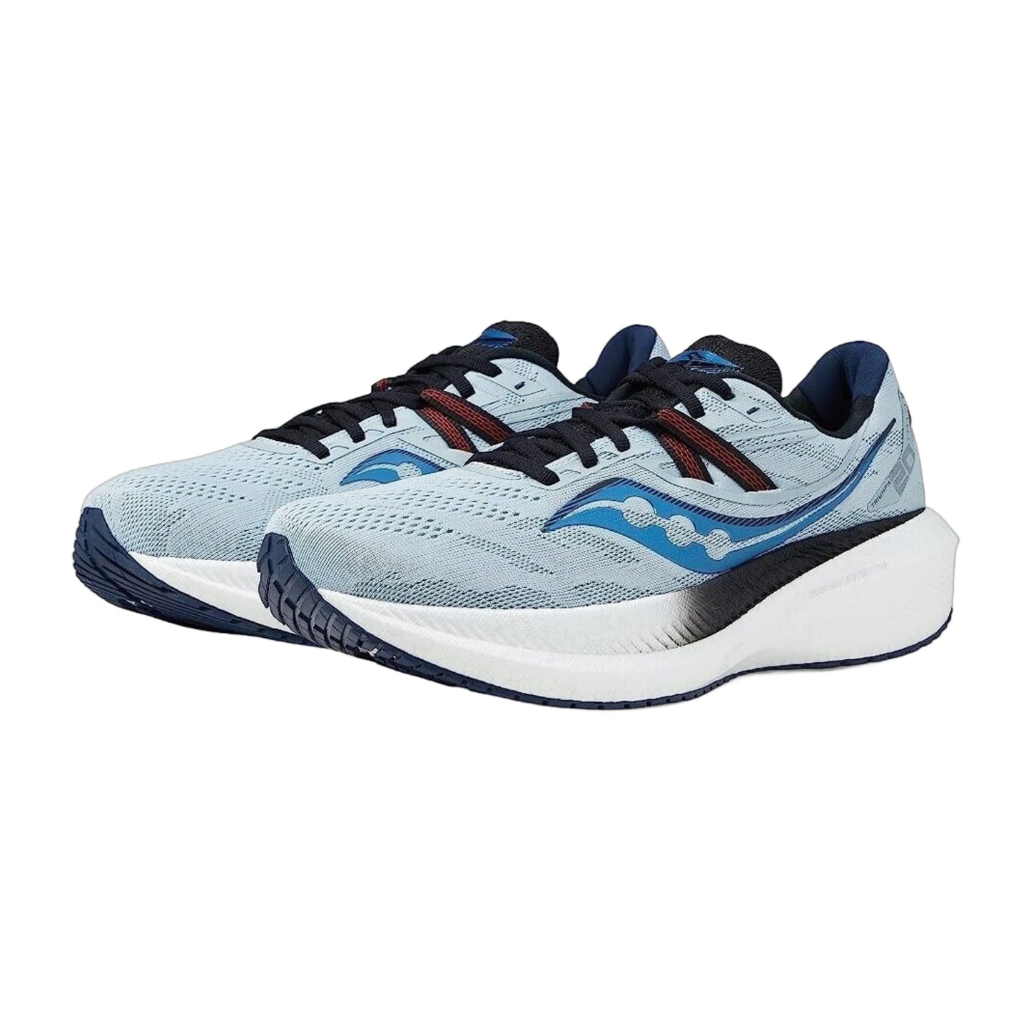 Saucony Triumph 20 Vapor Pwrrun+ Men's Sneakers — Black Running