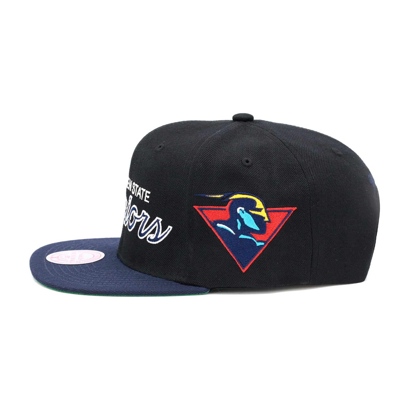 Mitchell & Ness Men's NBA Team Script 2.0 Snapback Hwc Warriors Snapback Caps