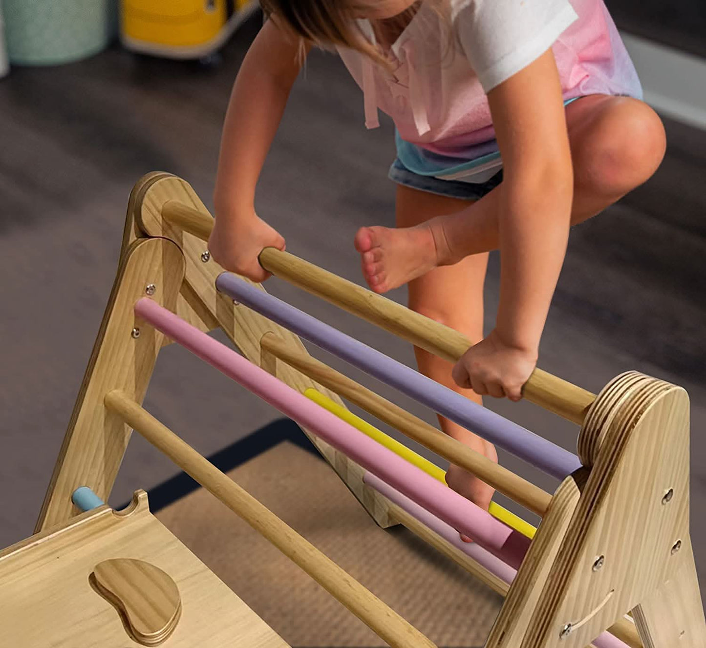 Hazel | Pikler Triangle, Slide & Rocker Set