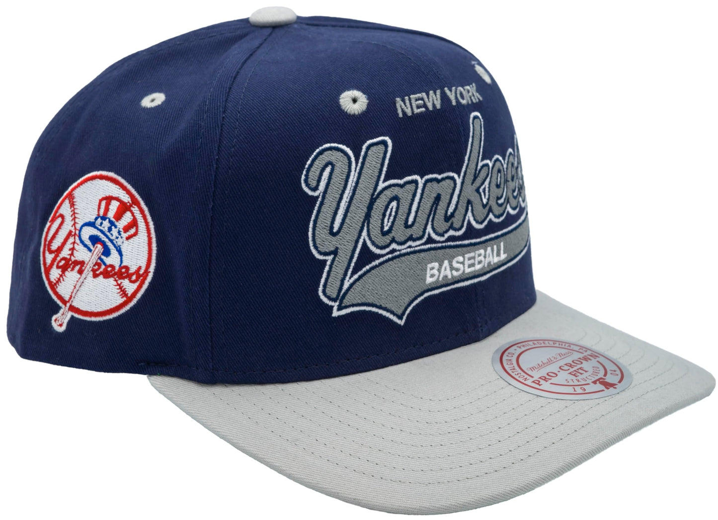 Mitchell & Ness Men's MLB Tail Sweep 2.0 Pro Snapback Yankees Snapback Caps