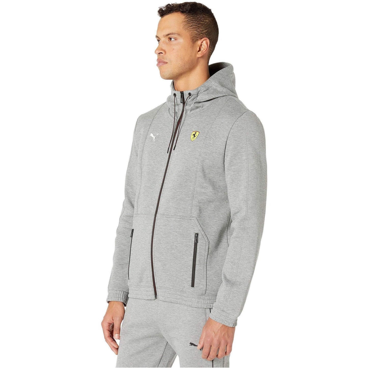 Puma Men's Sf Scuderia Ferrari Hooded Sweat Jacket Jackets
