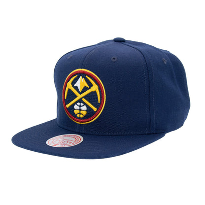 Mitchell & Ness Men's NBA Team Ground 2.0 Snapback Nuggets Snapback Caps