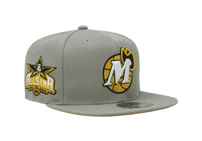 Mitchell & Ness Men's NBA Sunny Gray Fitted Hwc Mavericks