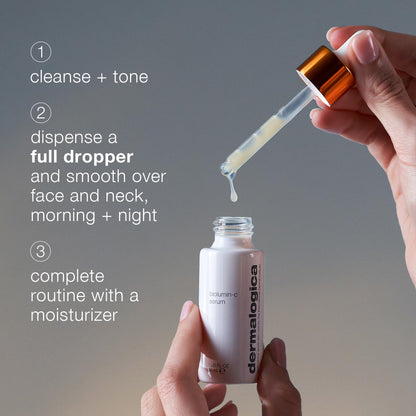 Dermalogica Biolumin-C Serum - Anti-Aging Brightening Firming Serum with Lactic Acid and Vitamin C