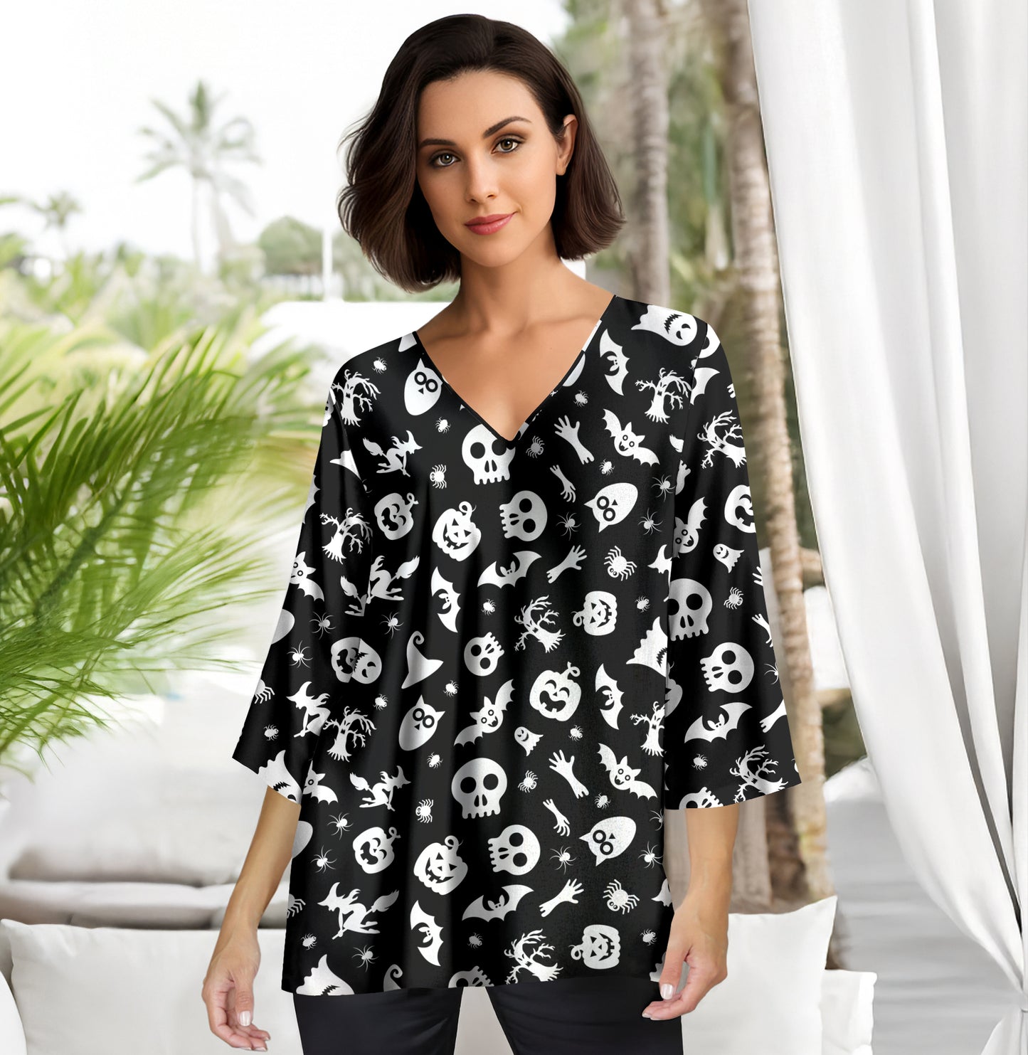 Black and White Halloween-