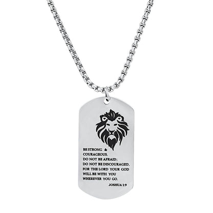 Be Strong…. Dog Tag Pendant