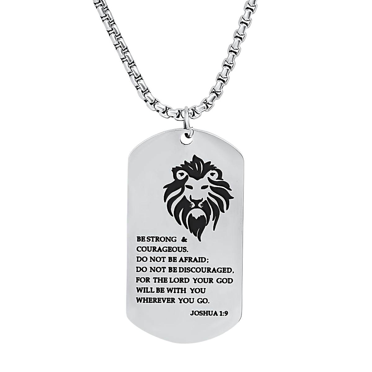 Be Strong…. Dog Tag Pendant