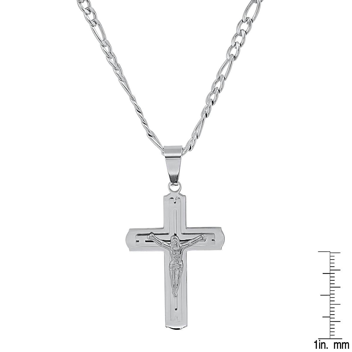 Stainless Steel Crucifix Pendant
