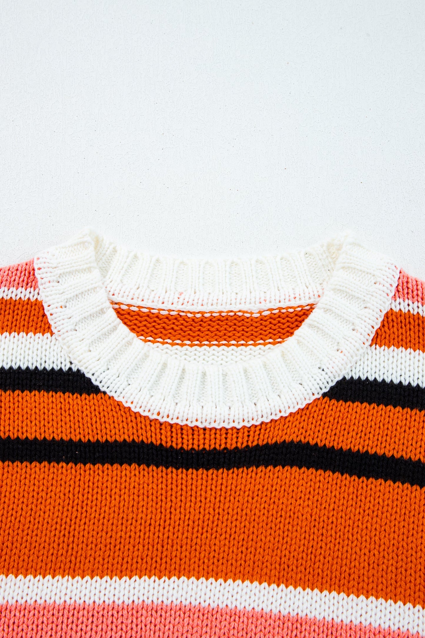 Threaded Pear Mirissa Shoulder Cropped Pullover Sweater
