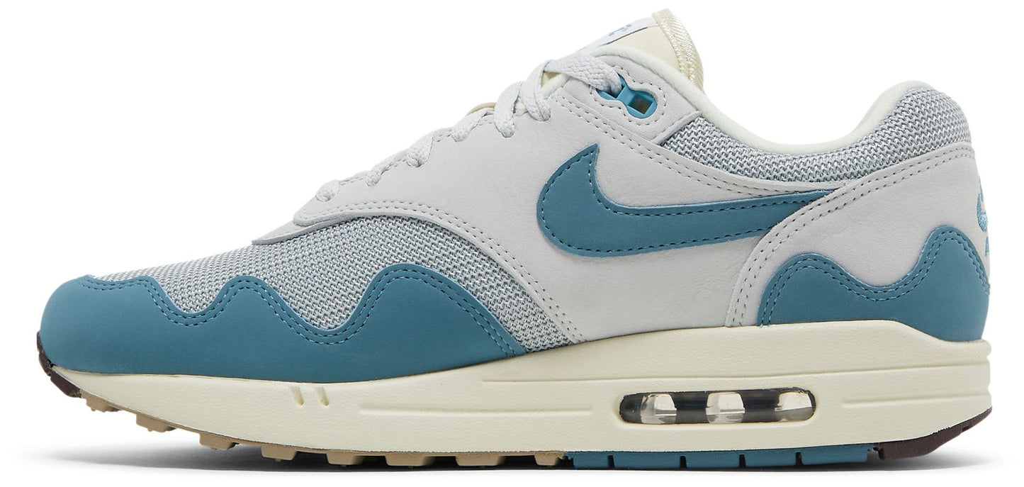 Nike Men's Air Max 1 'Patta Waves Noise Aqua' With Bracelet Sneakers